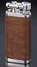 Corona Classico Silver Plate With Smooth Natural Briar Wood Cigarette Lighter