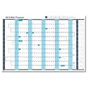Sasco 2012 Wall Planner Unmounted Grid with Highlighted Weekends W915xH610mm Ref 2400515