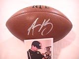 AARON RODGERS SIGNED AUTOGRAPHED FOOTBALL GREEN BAY PACKERS COA + HOLOGRAM