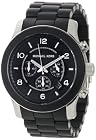 Michael Kors Men's MK8107 Oversize Black Silicone Runway Watch