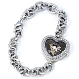 Game Time Women's NHL-HEA-PIT Pittsburgh Penguins Heart Series Watch