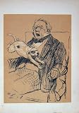 1905 Dog Day Cecil Aldin Mr Brown Chair Terrier Print