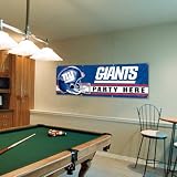 NFL New York Giants Party Here 2 x 6 Vinyl Banner