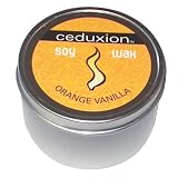 Candles Soy Wax Orange Vanilla - Enjoy the romance and relaxation of candlelight, 6 oz