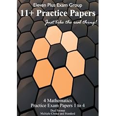 Mathematics Eleven Plus Practice Papers: (MAT1 - MAT4): 50 Questions / 50 Minutes Dual Format (Standard and Multiple Choice)