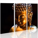 Buddha V6  canvas print framed