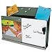 deflect-o Products - deflect-o - MyStyle Stainless Steel DocuPocket w/White Board, Letter, Silver/Wh