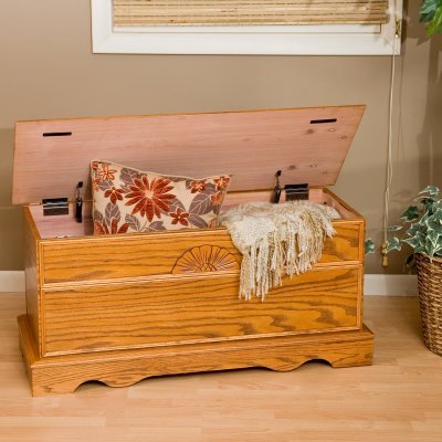 Powell Oak Finish Cedar Chest - PO1678