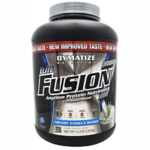 Dymatize Nutrition Elite Fusion-7 Drink, Vanilla, 4 Pound