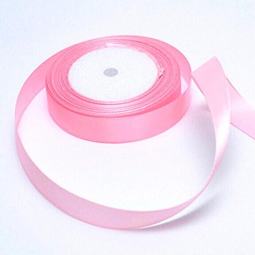 Anna Party Coloured Ribbon Gift Wrap Curling Wide Multi Colored Supplies Eco Friendly Decorations 22M(Light Pink)