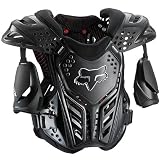 Low prices Fox Racing Raceframe Men's Roost Deflector Off-Road/Dirt Bike Motorcycle Body Armor - Black / Large # fox motocross gear