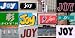 JOY Coffee Mug / Cup - using photos of real name signs - personalized