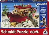 60 pièces - Puzzle Playmobil : L Arche de Noé