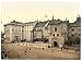 Eastern part of castle and principal garden, Konigsberg, East Prussia, Germany wall sized print (photochrom) photochrome measured in inches 14x18