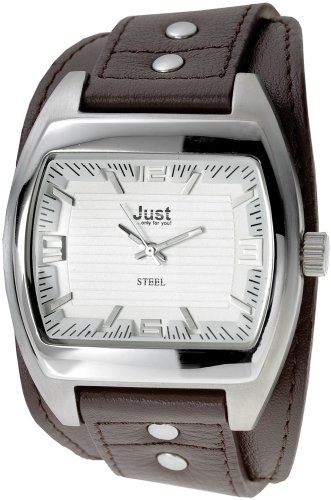 Just Uhren Herrenarmbanduhr Quartz 48-S5096A-WH-BR