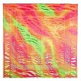 Versace - Versace Multicolor Animal Print Square Shawl