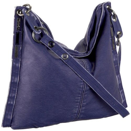 Diesel Women's Reflect Up Large Crossbody Blue Violet T5247 Medium