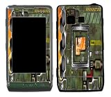 Green Chamber Design Decal Protective Skin Sticker for LG Dare