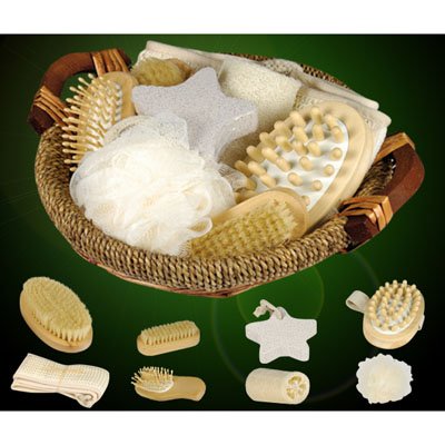 Produkt-Bild: 9-teiliges Wellness Set aus Naturmaterialien