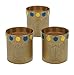 Fun Express Set of 12 Pieces Knight Party Mugs with Jewel Rim, Holds 8 oz, BPA Free Plastic, Royal and Princess Themed Party Supplies, Golden