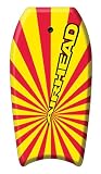 Kwik Tek Airhead Shock Adult Body Board with 37-Inch Leash