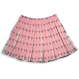 DKNY - Girls Gauze Skirt, White, Pink