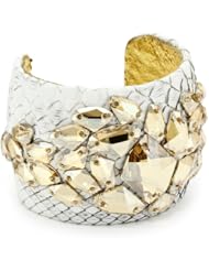 Ted Rossi "Sorbet Shine" Python Cosmic Large Cuff Bracelet