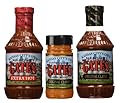 Kansas City Gates Bar-B-Q Sauce Combo Pack - Original & Extra Hot Sauce Plus Original Seasoning Marinate
