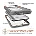 HTC One M9 Case, roocase [Glacier TOUGH] Hybrid Scratch Resistant Clear PC / TPU Armor Full Body Protection Case Cover for HTC One M9 (2015), Space Gray