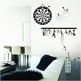 Nursery Easy Apply Wall Sticker Decorations – Dartboard and Key Holder