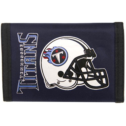 Tennessee Titans Navy Blue Nylon Trifold Wallet
