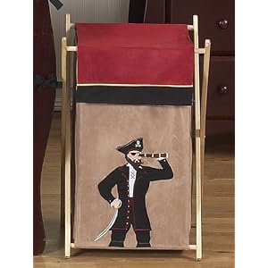 Buy Baby and Kids Clothes Laundry Hamper for Treasure Cove Pirate Bedding by JoJo Designs now!