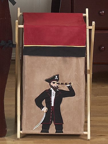 Baby and Kids Clothes Laundry Hamper for Treasure Cove Pirate Bedding