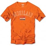 Netherlands Orange Vintage Scrum Country T-Shirt