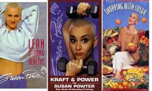 susan powter set 3 vhs: Lean, Strong and Healthy with Susan Powter, Building Strength with Susan Powter, Shopping With Susan Powter