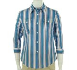 Jones New York Striped Three Quarter Sleeve Blouse