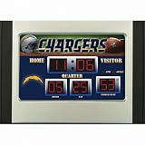 San Diego Chargers Scoreboard Desk Clock
