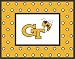 Palm Tree Paperie Georgia Tech Yellow Jackets Polka Dot Note Cards, Boxed Set of 10