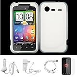 Clear Premium Soft Rubberized Silicone Skin Cover for Verizon Wireless New  ....