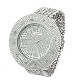 Ice Max/Techno Bling Big Face Genuine Diamond Watch