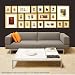 Picturewall Frame Kit - All in one system...to create a perfect photo gallery in minutes. Natural Frame System with Hanging Template. 1 Moulding (other color avail)