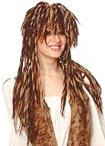 Voo Doo Brown and Tan Wig - Adult Std.