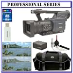 Panasonic Pro AG-HPX170 3CCD P2 High-Definition Camcorder w/10x Optical Zoom + Willoughby's Advanced Shooter Package