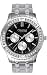 Caravelle by Bulova Men's Swarovski Crystal Accented Black Dial Watch #43C32