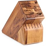 17 Slot Knife Block Block Finish: Acacia