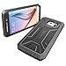 Galaxy S6 Edge Case - Poetic [Revolution Series] Samsung Galaxy S6 Edge Case - [Heavy Duty] [Dual Layer] Protection Hybrid Case WITH OUT Built-In Screen Protector for Samsung Galaxy S6 Edge (2015) Black (3-Year Manufacturer Warranty From Poetic)