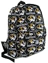 Mizzou University of Missouri Logo Tigers Backpack Bag SMALLER than Huge Cumbersome Full-Size Packs- WATERPROOF LINING Cute Small Back Pack for Travel, Daypack, School Bookbag CHRISTMAS GIFT IDEA for Kids, Boys, Girls, Adults