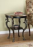 Powell Masterpiece Antique Black Accent Table