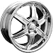 Automotive : Honda CR-V 1997-2004 718 Black Wheels Rims and Tires