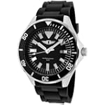 I By Invicta Men's 90244-001 Black Dial Black Rubber Watch